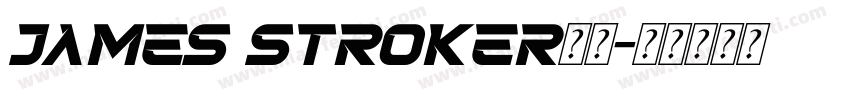 James Stroker字体字体转换
